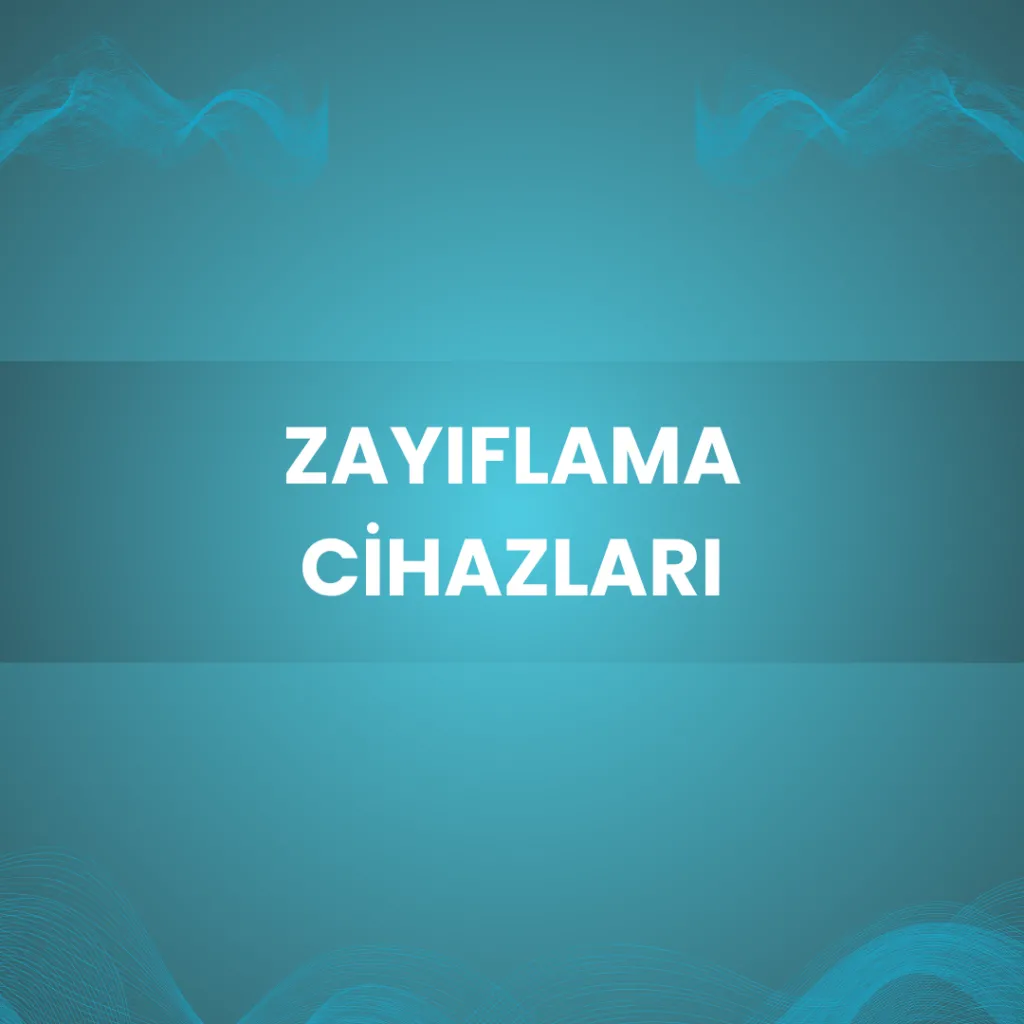 Zayıflama Cihazları